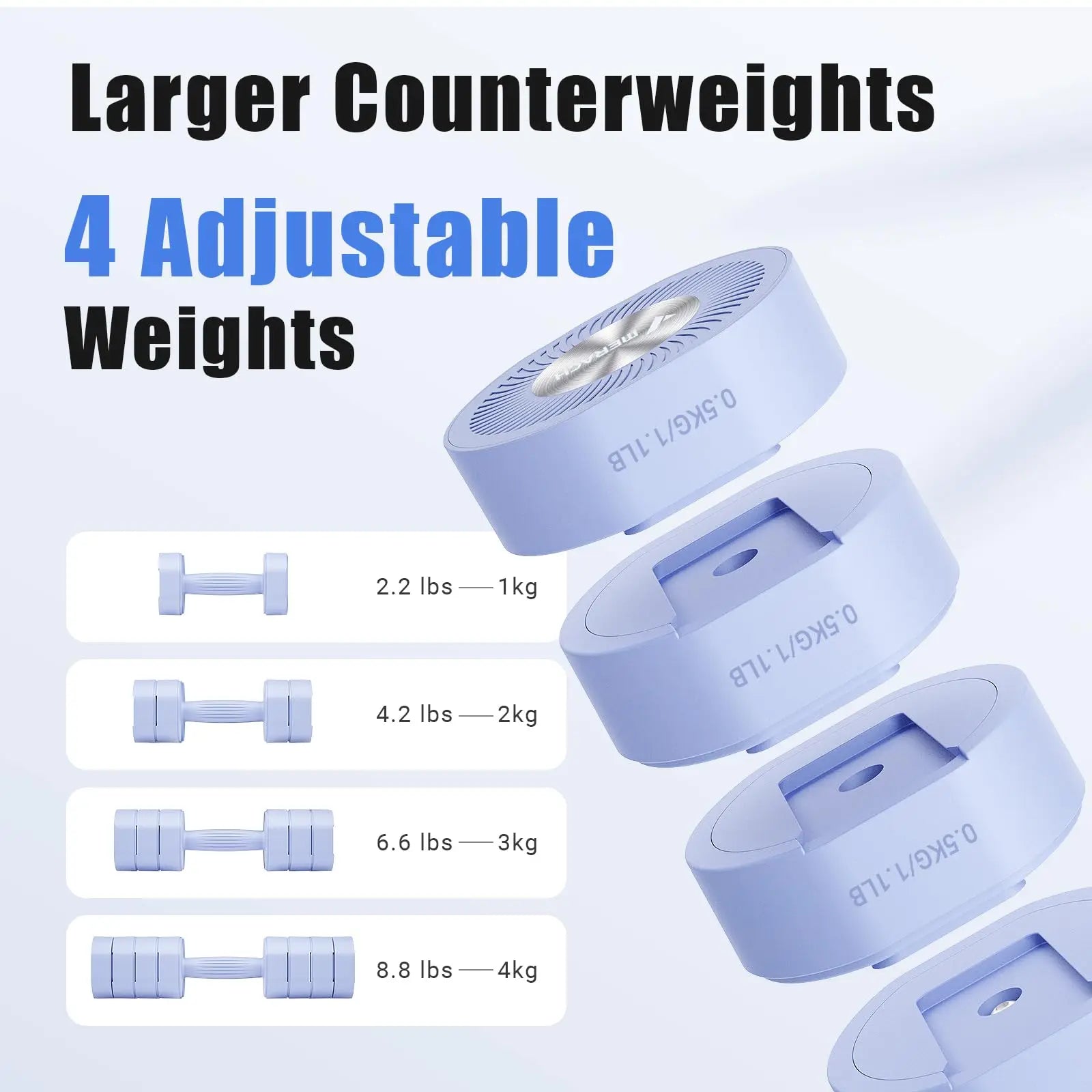 MERACH Adjustable Cast Iron Dumbbell Set