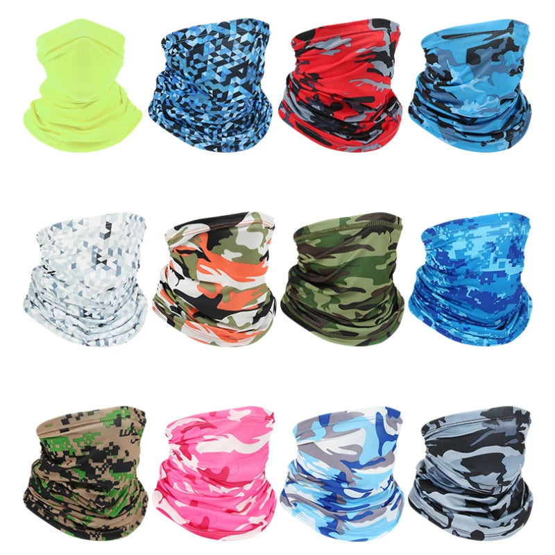 Outdoor Ice Silk Sun Protection Bib