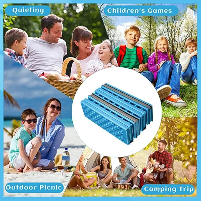 Honeycomb Massage Mat - Foldable XPE Cushion for Outdoor Activities
