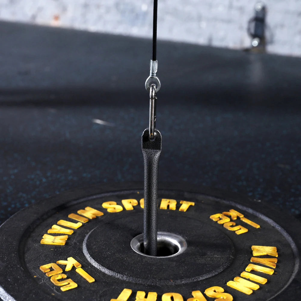 DIY Fitness Pulley Cable System - Adjustable Steel Wire Rope Roller