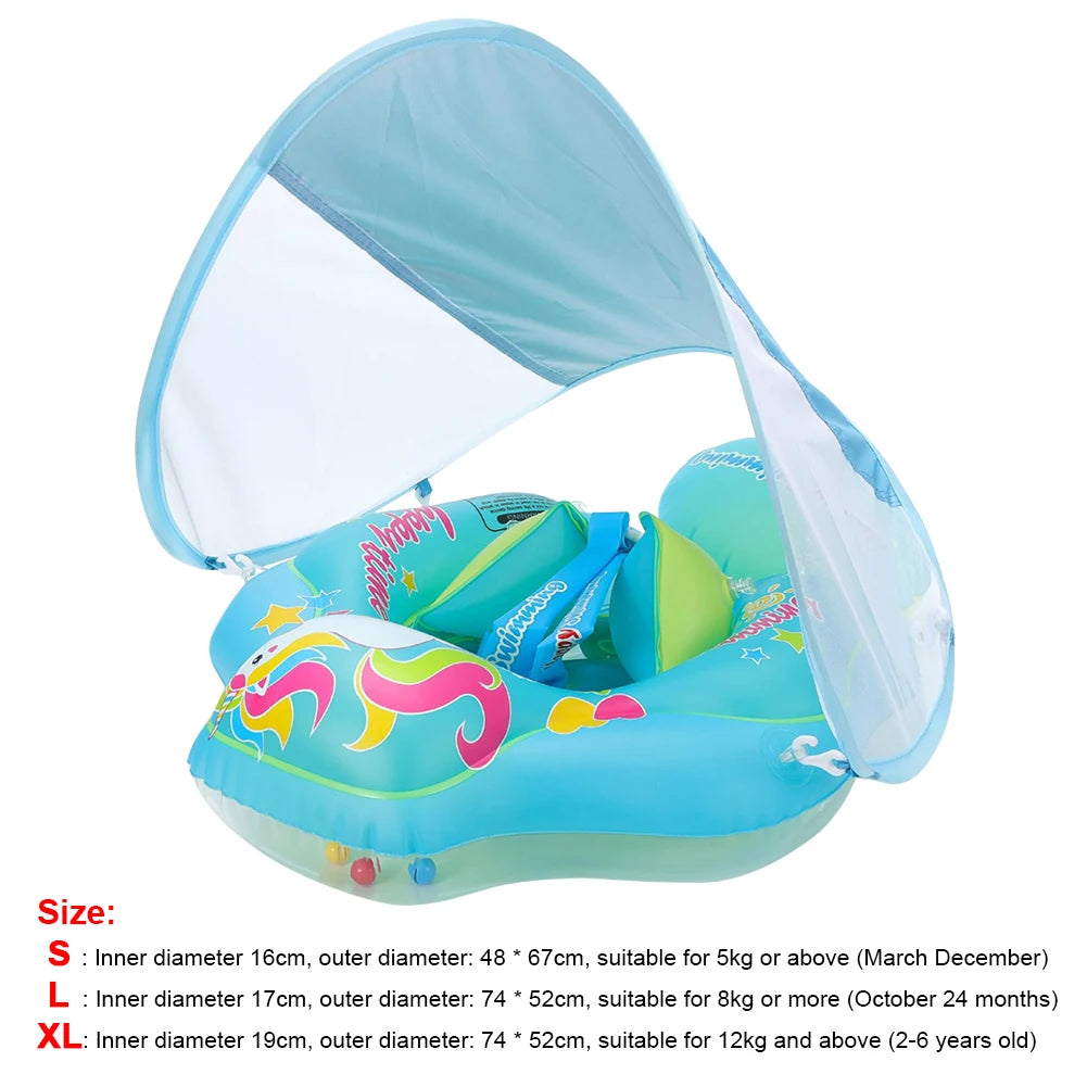 Baby Swimming Ring with Sunshade