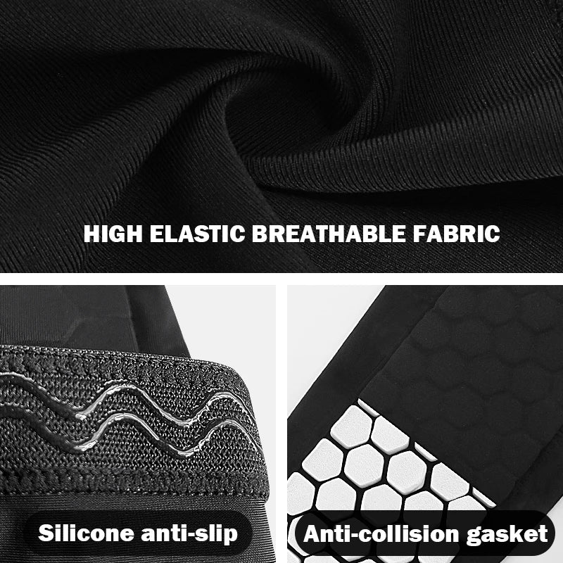 Football Shin Guard Socks with Foam Compression Sleeves