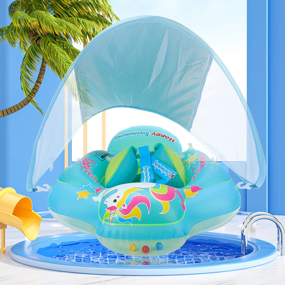 Baby Swimming Ring with Sunshade