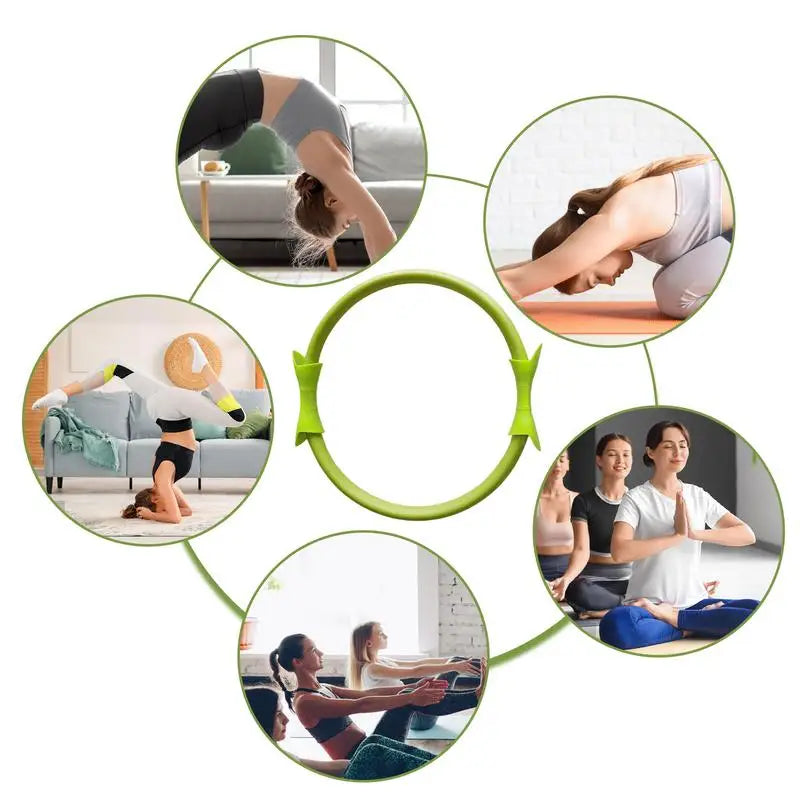 14.96" Pilates Exercise Ring - Double Grip Fitness Hoop