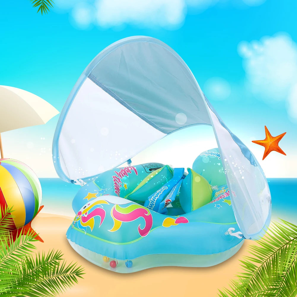 Baby Swimming Ring with Sunshade