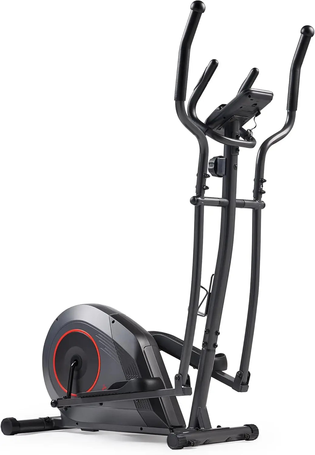 Upright Elliptical Full-Body Exerciser with Pulse Sensors