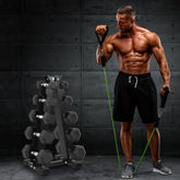 5-Tier Dumbbell Rack - Home Gym Storage & Weight Support