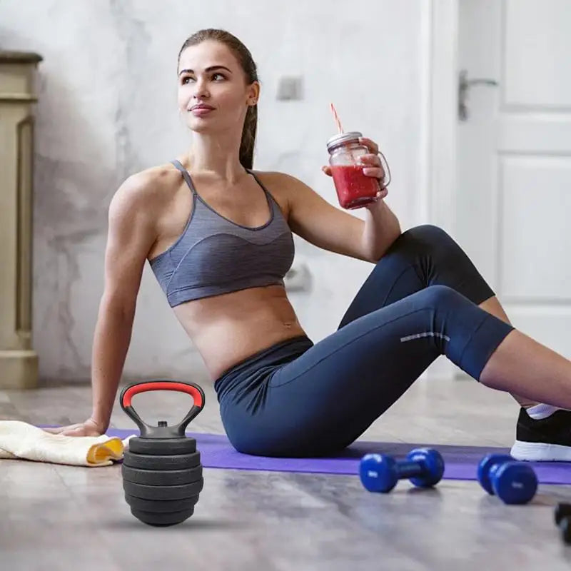 2025 Adjustable Metal Kettlebell Handle