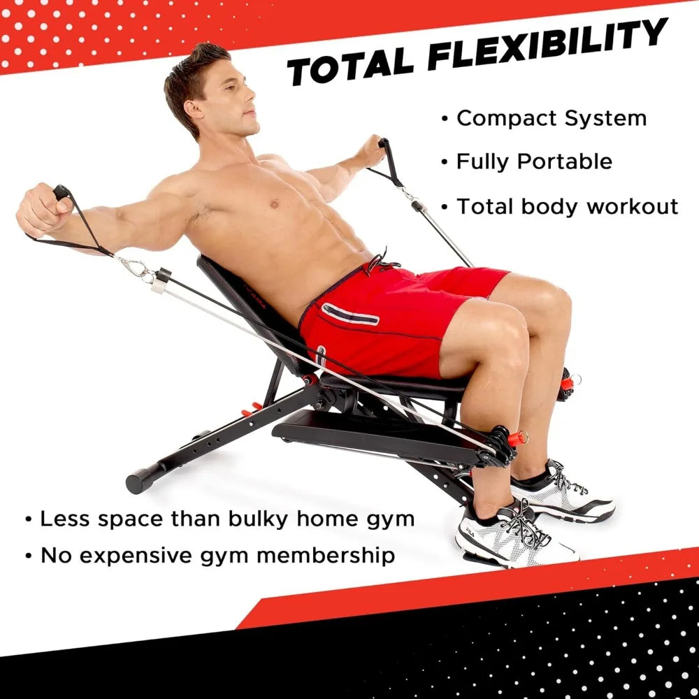 Compact Home Gym Equipment - Versatile Workout Fitness Machine