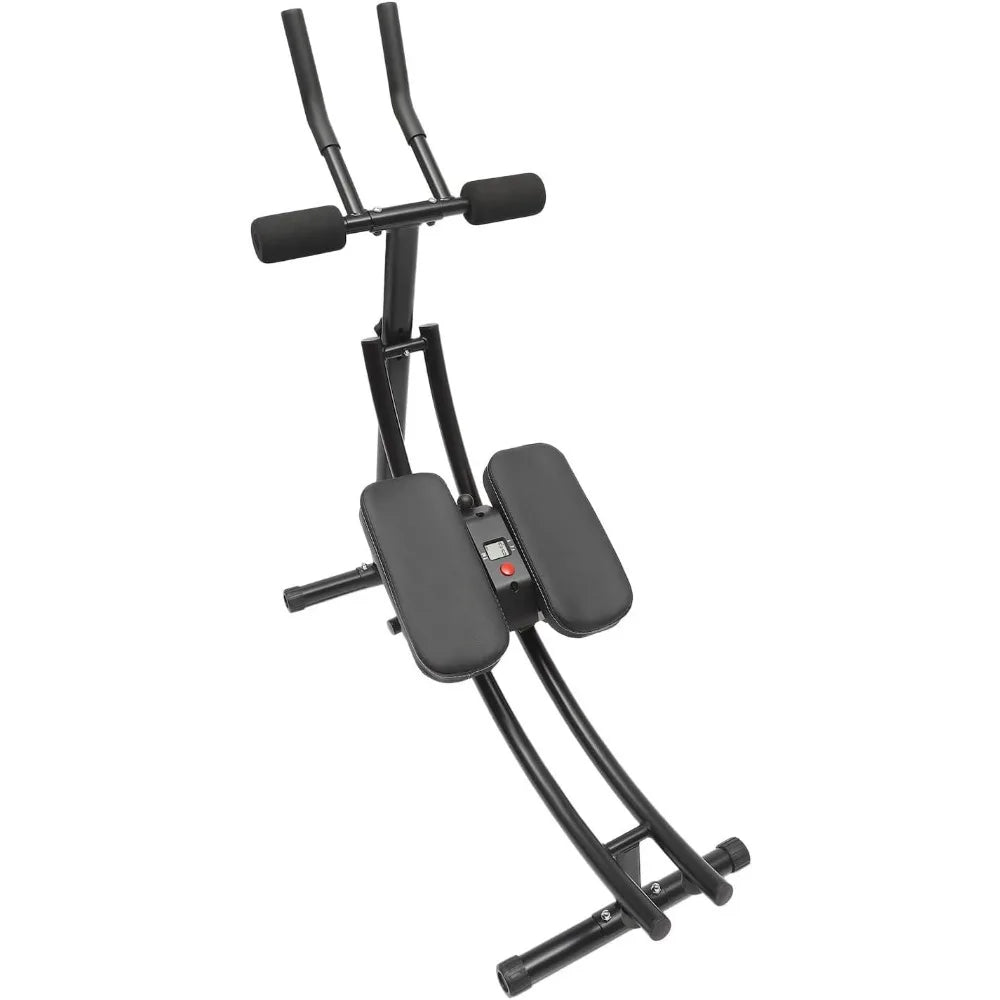 Ab Workout Equipment - Waist Trainer & Abdominal Cruncher with LED Monitor