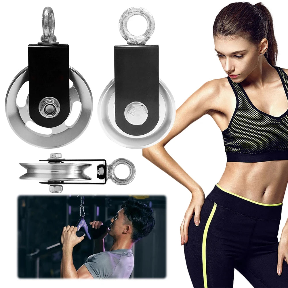 Fitness Cable Pulley Silent Pulley System - Heavy Duty Weight Lifting