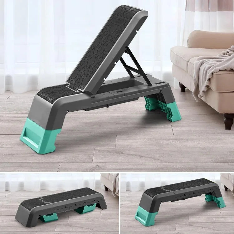 Multifunctional Aerobic Deck & Adjustable Dumbbell Weight Bench