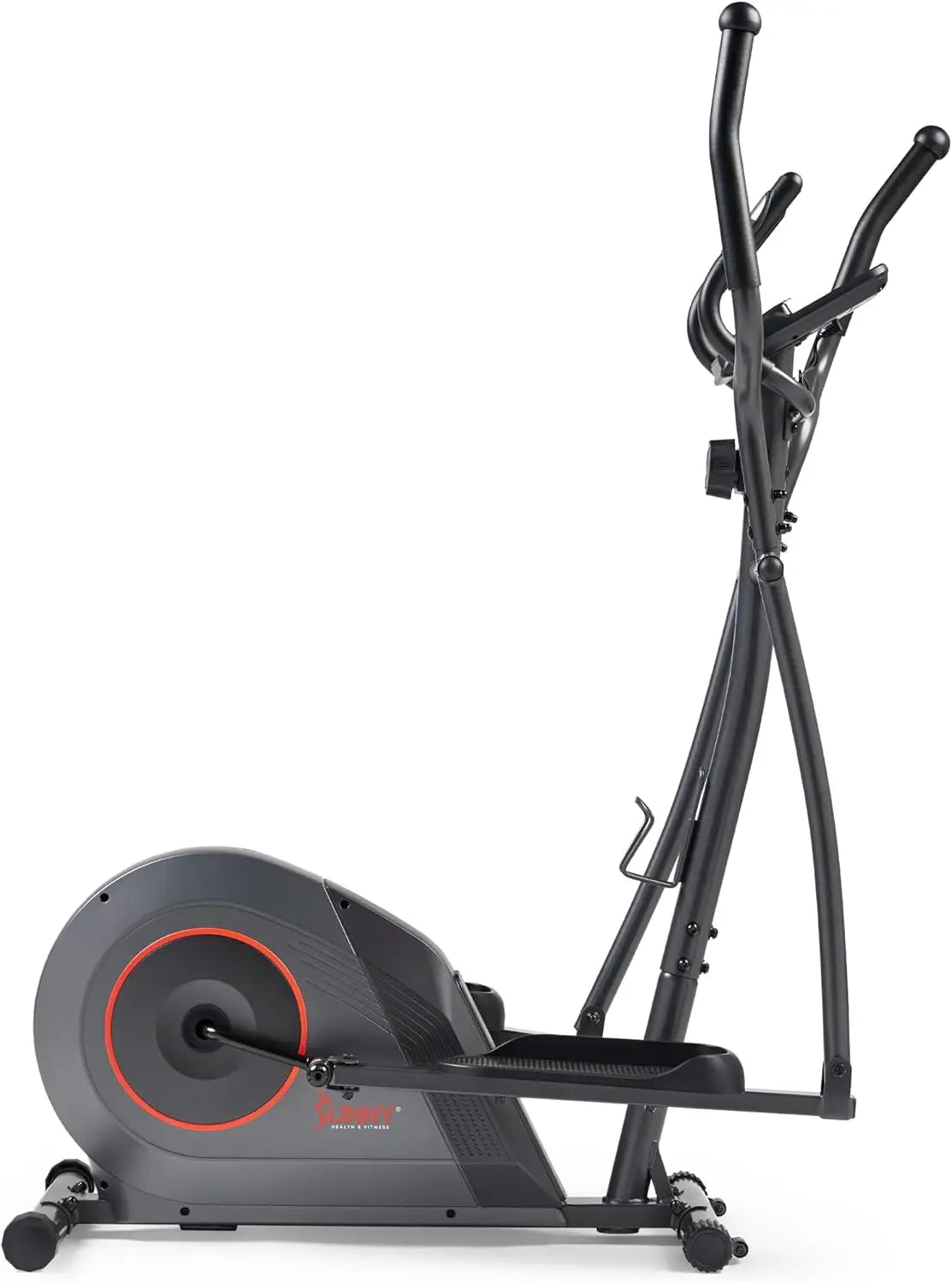Upright Elliptical Full-Body Exerciser with Pulse Sensors