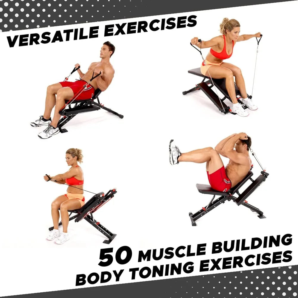 Compact Home Gym Equipment - Versatile Workout Fitness Machine