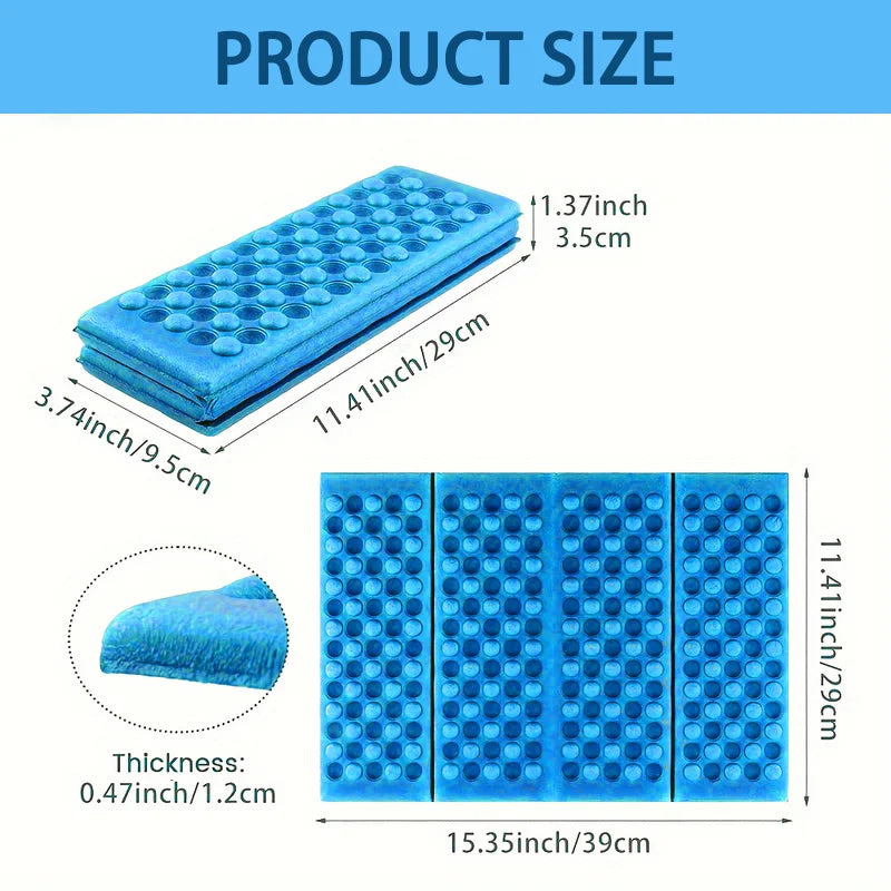 Honeycomb Massage Mat - Foldable XPE Cushion for Outdoor Activities