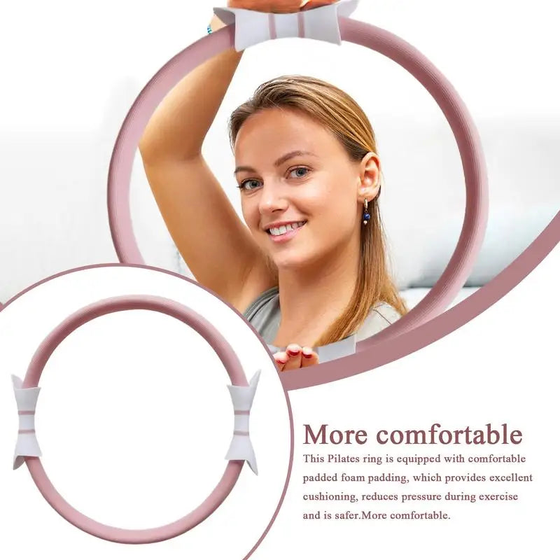 14.96" Pilates Exercise Ring - Double Grip Fitness Hoop