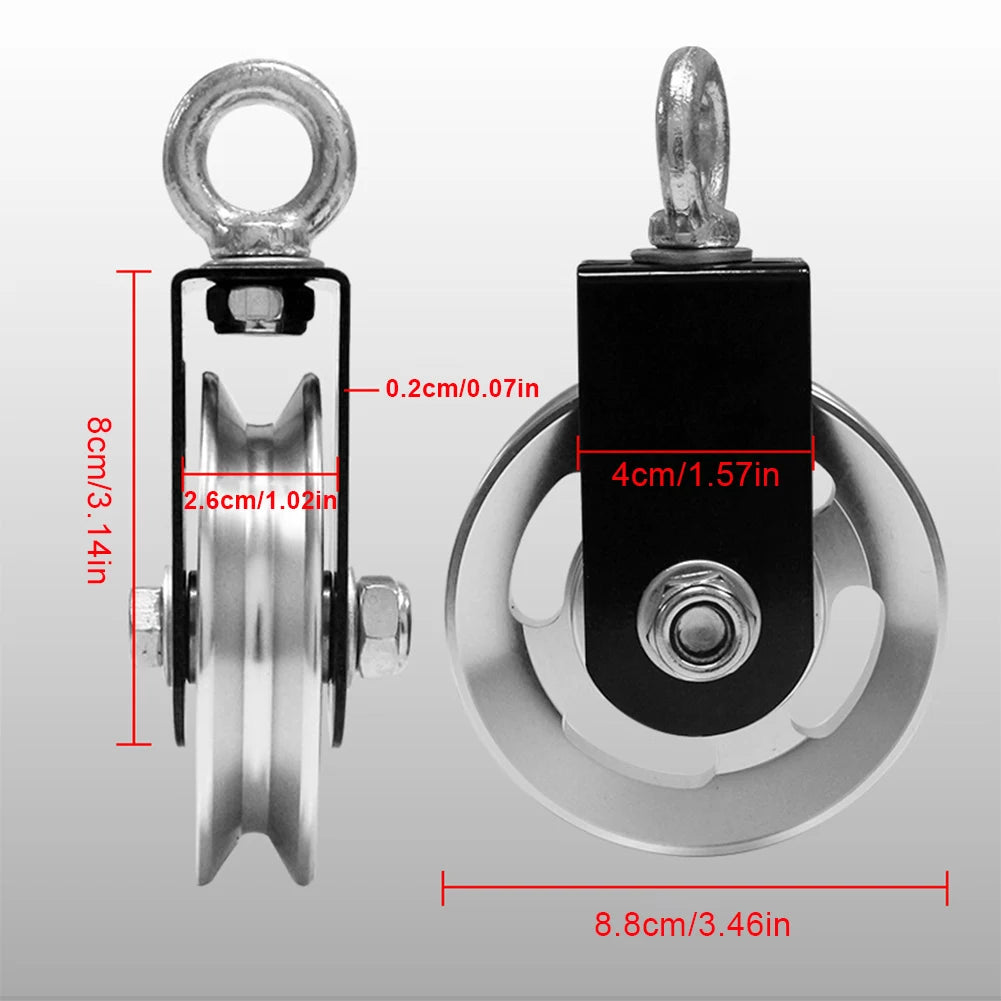 Fitness Cable Pulley Silent Pulley System - Heavy Duty Weight Lifting