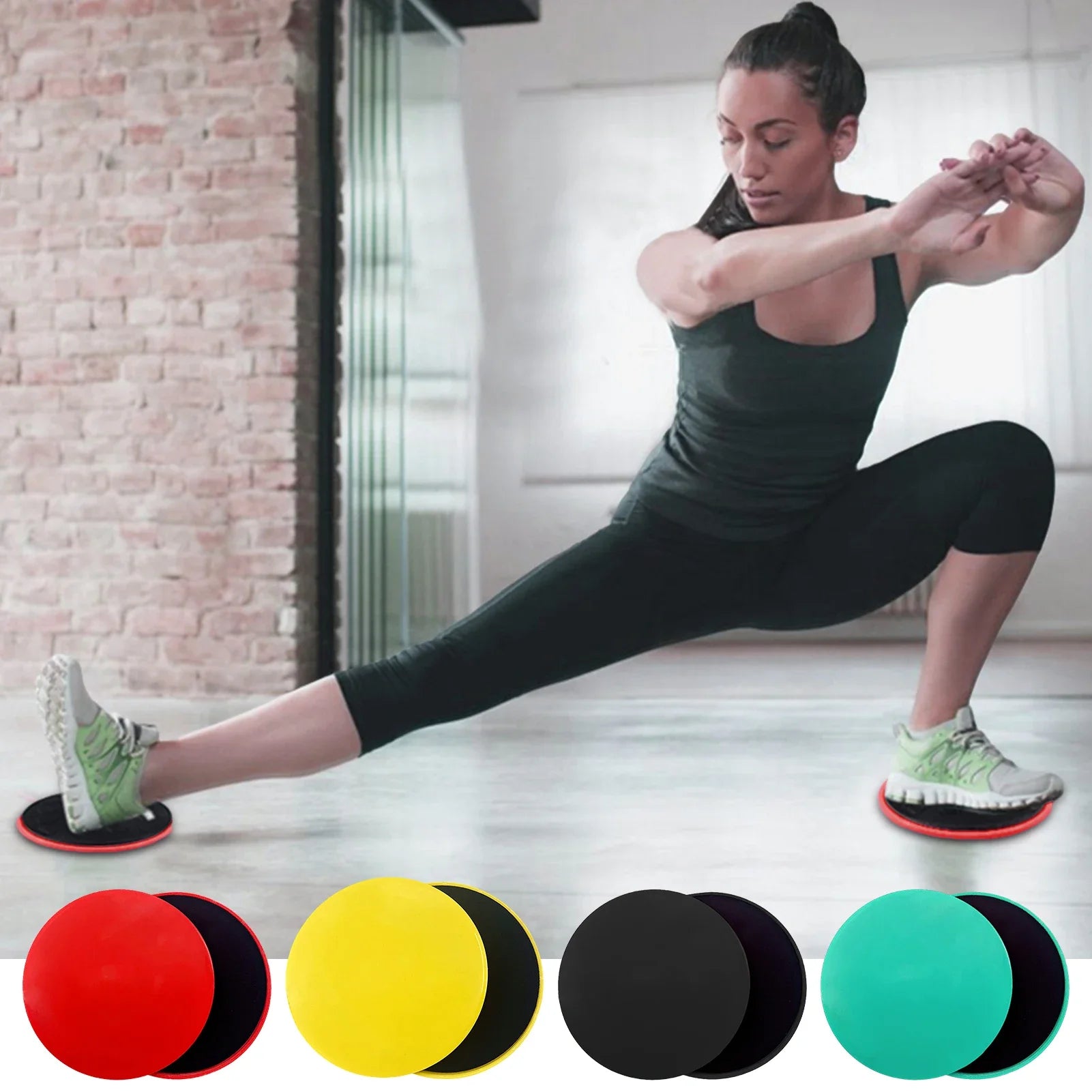 Fitness Core Slider Pilates Exercise Gliding Discs