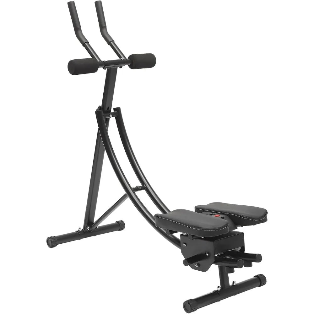 Ab Workout Equipment - Waist Trainer & Abdominal Cruncher with LED Monitor