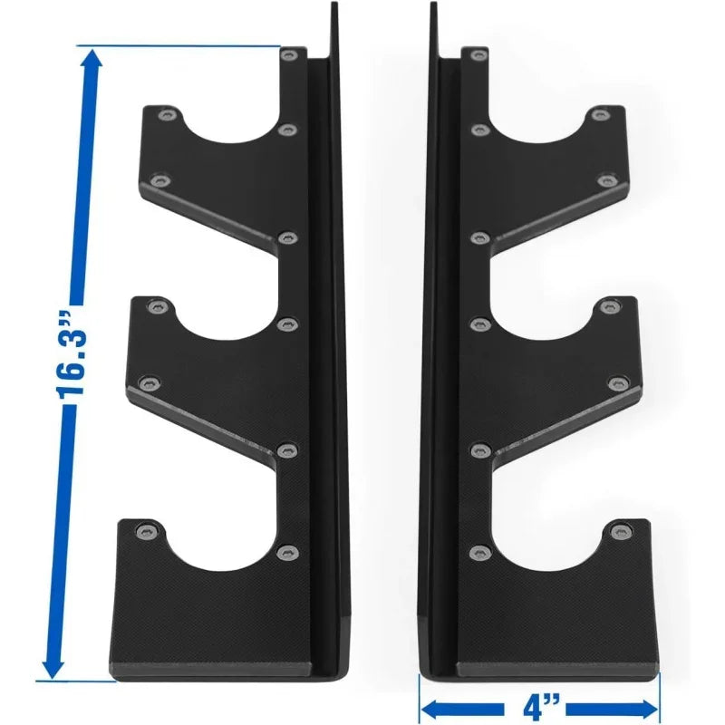 Wall-Mounted Barbell Holder - Vertical Barbell Storage Rack