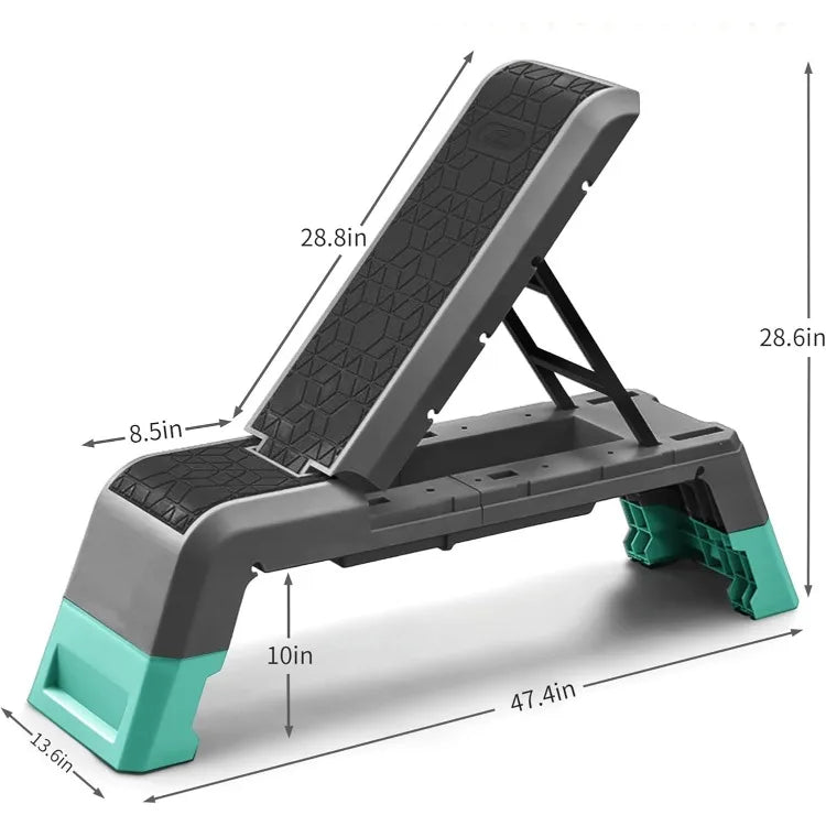 Multifunctional Aerobic Deck & Adjustable Dumbbell Weight Bench
