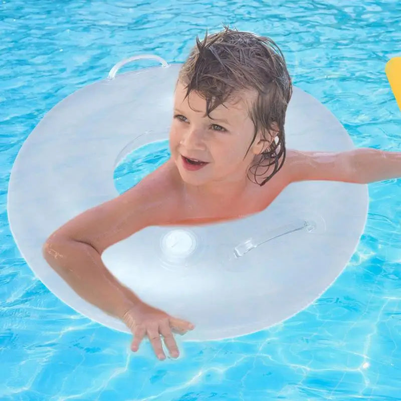 Light-Up Inflatable Swimming Ring – Kids Pool Float & Water Toy