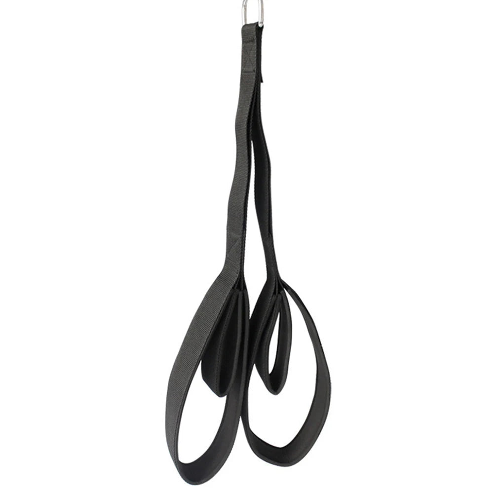 Long Triceps Strap - Anti-Slip Pulldown Rope with Carabiner