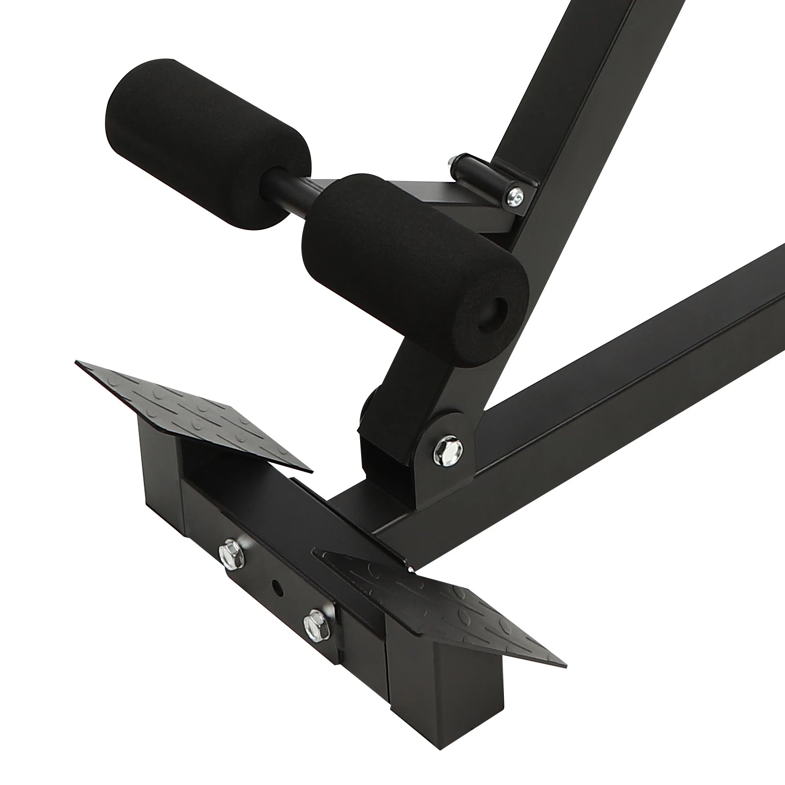 Adjustable Sit up Bench Roman Chair Multi-Function Fitness Stool 8 Pads for Home Gym Full Body Workout 150kg/330lbs