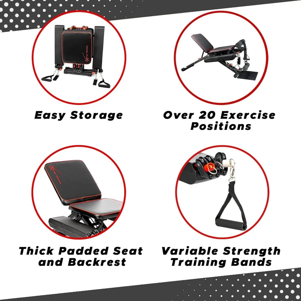 Compact Home Gym Equipment - Versatile Workout Fitness Machine