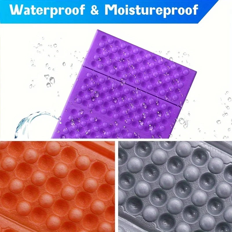 Honeycomb Massage Mat - Foldable XPE Cushion for Outdoor Activities