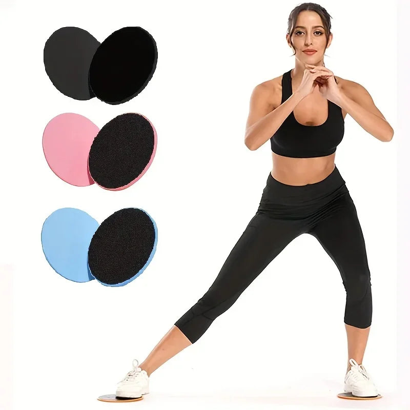 2Pcs Yoga Sliding Sliding Discs,