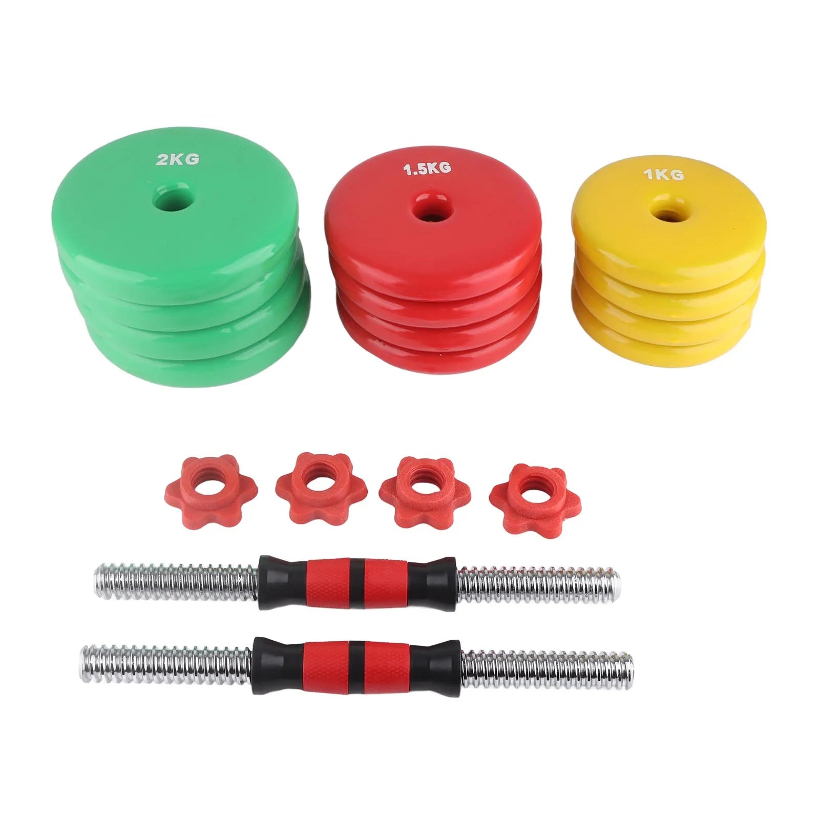 Colorful Dumbbell - Removable Non-Slip Grip for Home Gym