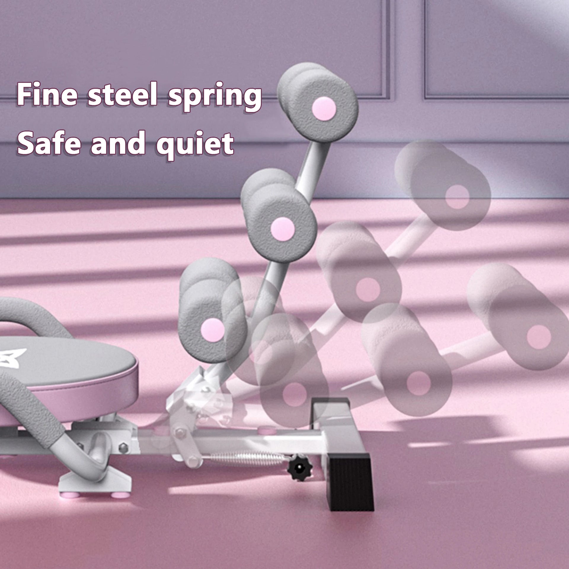 Ab Machine & Sit Up Bench - Portable Core Fitness Workout Equipment