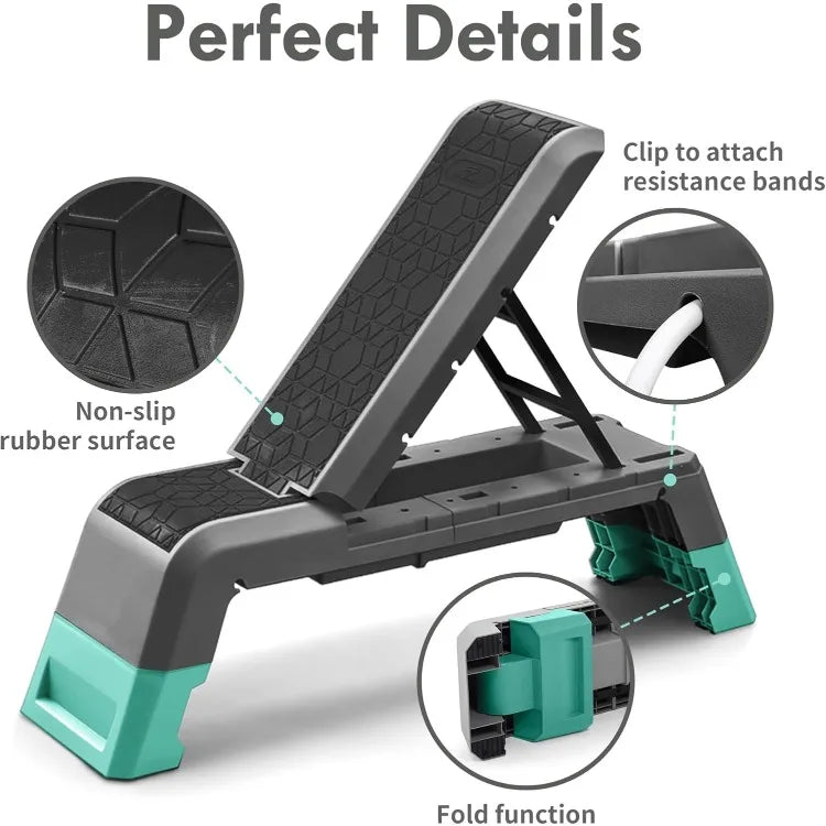 Multifunctional Aerobic Deck & Adjustable Dumbbell Weight Bench